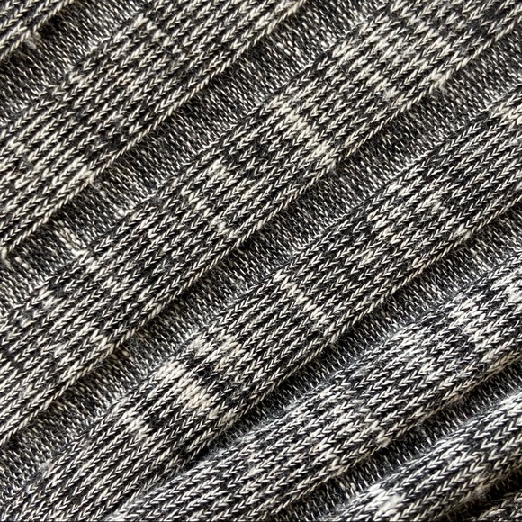 Daisy Fuentes Ribbed Open Front Draped Sweater Cardigan Size L - Picture 7 of 9